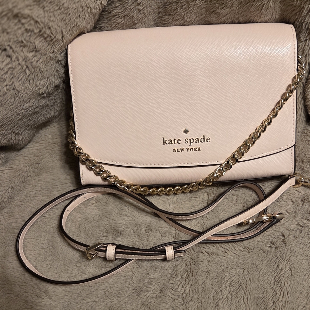 kate spade Light EUC Pink Crossbody Bag 2 Straps - Picture 3 of 6